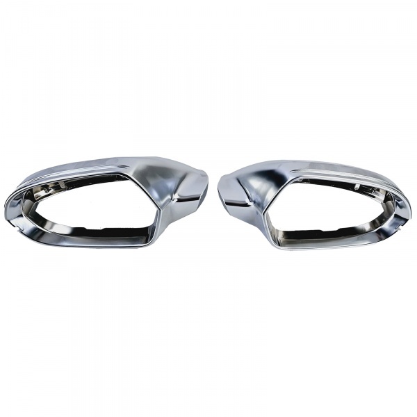 Coques retroviseur Chrome Mat pour Audi A6 C7 sans assistant - 11-18