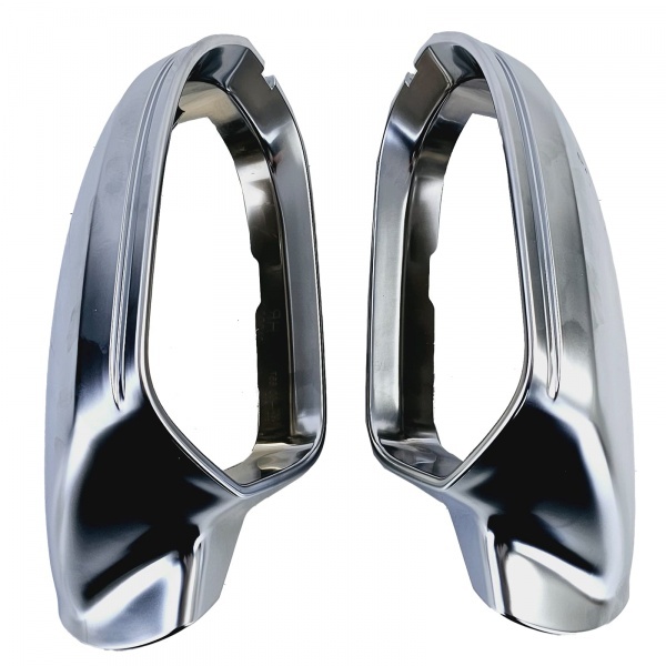 Coques retroviseur Chrome Mat pour Audi A6 C7 sans assistant - 11-18