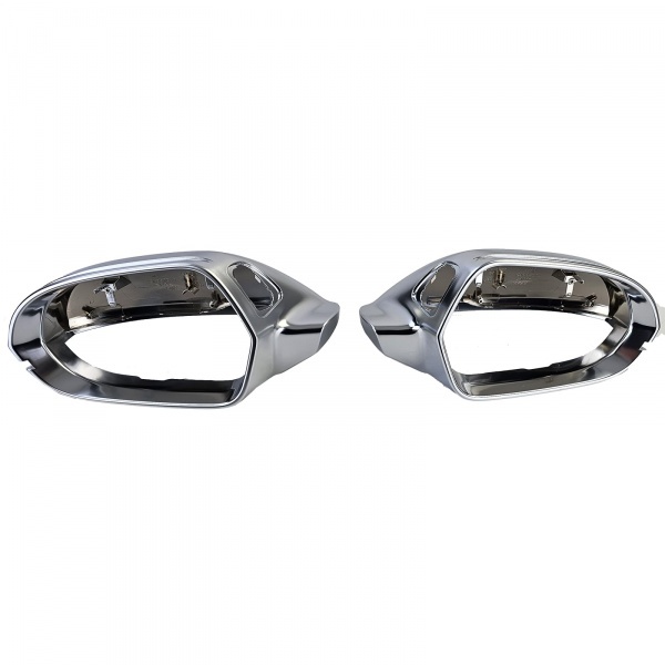 Coques retroviseur Chrome Mat pour Audi A6 C7 assistant - 11-18