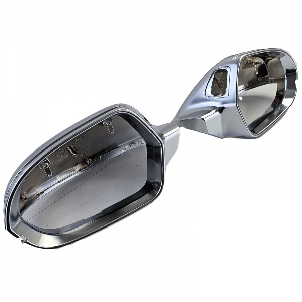 Coques retroviseur Chrome Mat pour Audi A6 C7 assistant - 11-18