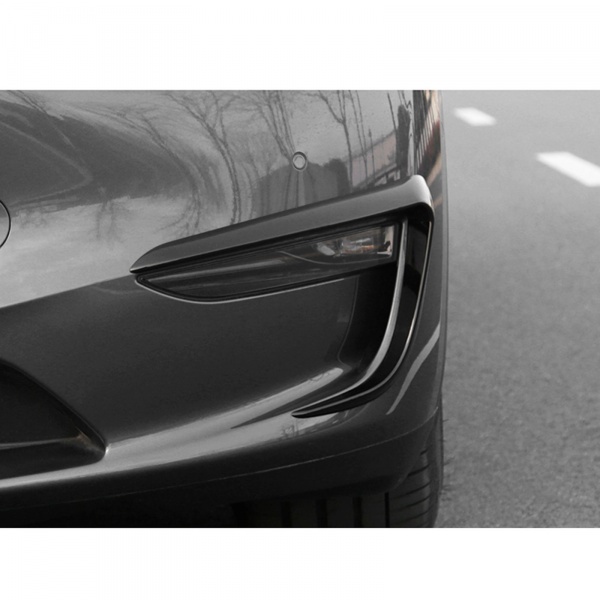 Marcos de luces antiniebla - Negro brillante - Tesla Model 3