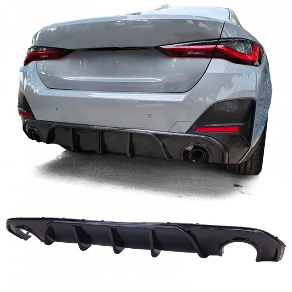 Diffuseur BMW Serie 4 G26 Gran Coupe 20-24 - mperf - noir brillant