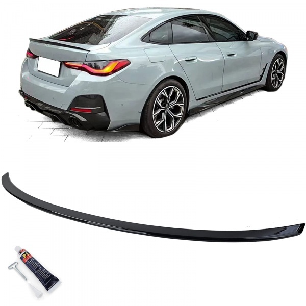 Becquet hayon BMW Serie 4 G26 Gran Coupe 20-24 - noir brillant