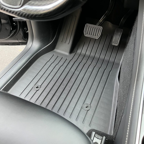 Tapis interieur caoutchouc - Noir Mat - Tesla Model Y
