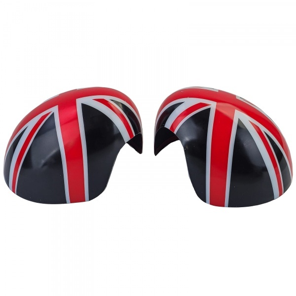 Coques retroviseur Noir Rouge Mini F54 F55 F56 F57 13-18 - look Union
