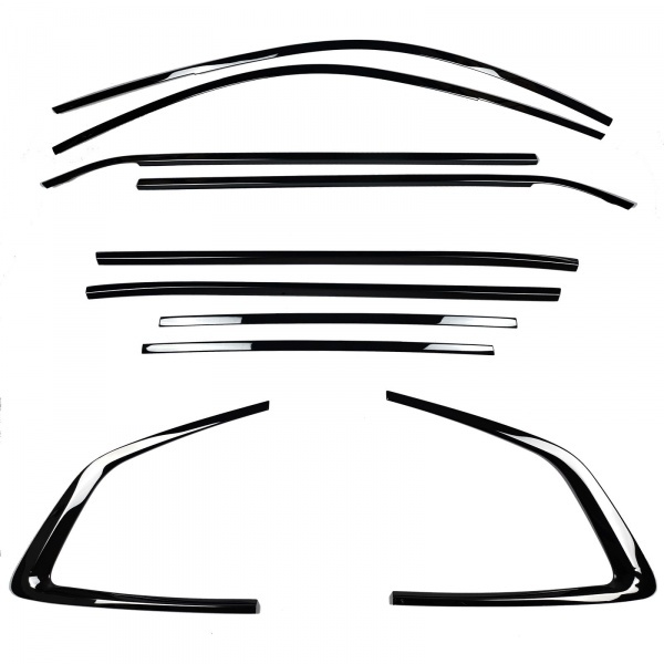 Kit de garnitures de portes Noir Brillant BMW X3 G01 17-24
