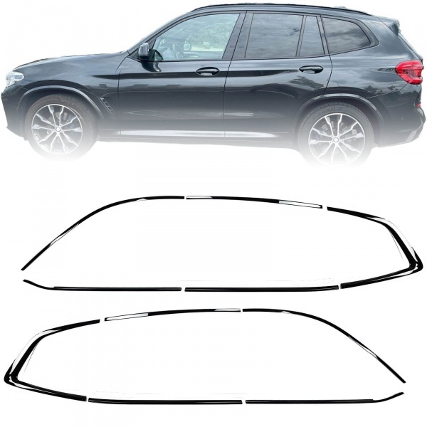 Kit de garnitures de portes Noir Brillant BMW X3 G01 17-24