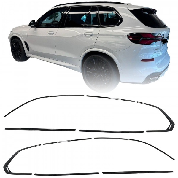 Kit de garnitures de portes Noir Brillant BMW X5 G05 18-24