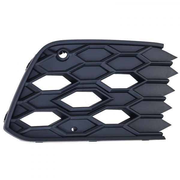Jeu de grilles de pare choc avant nid d’abeille noir mat pour VW Golf 8 GTI / GTD 19-24