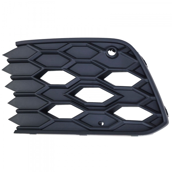 Jeu de grilles de pare choc avant nid d’abeille noir mat pour VW Golf 8 GTI / GTD 19-24