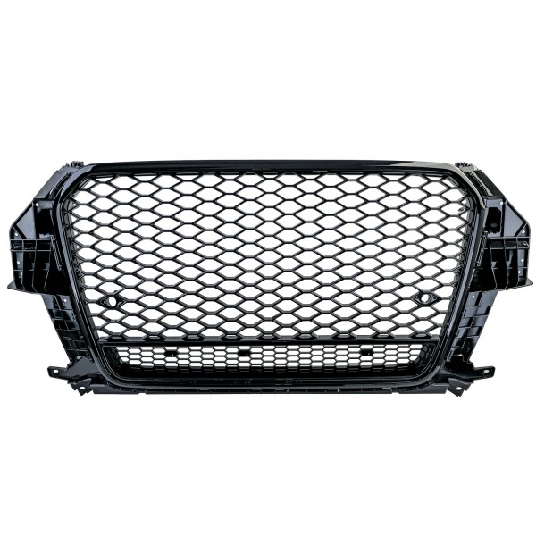 Grille calandre Audi Q3 11-14 - look quattro RSQ3 - Noir Laqué - PDC