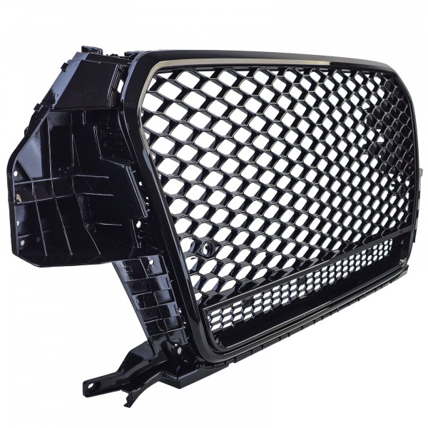 Grille calandre Audi Q3 11-14 - look quattro RSQ3 - Noir Laqué - PDC