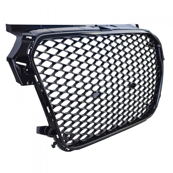 Grille calandre Audi A1 8X 10-14 - Nid d'abeille RS1 - Noir