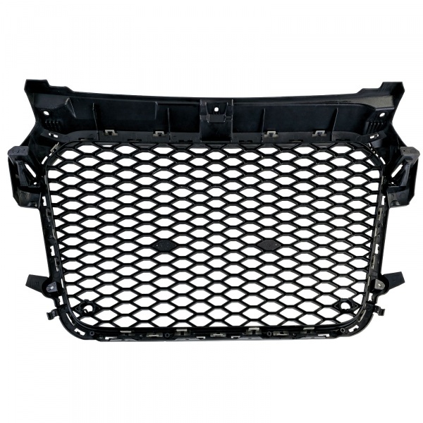 Grille calandre Audi A1 8X 10-14 - Nid d'abeille RS1 - Noir