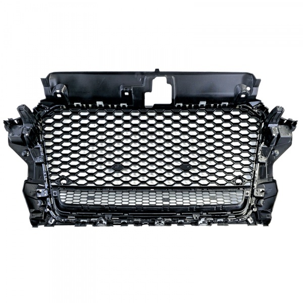 Grille calandre Audi A3 8V 12-16 - look RS3 quattro - Noir Gris - PDC