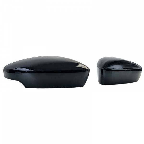 2 coques de retroviseur Skoda Fabia NJ 14-22 - Noir Brillant