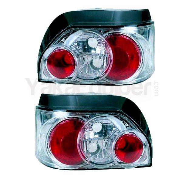 2 Feux arriere Renault Clio 1 91-98 - Chrome