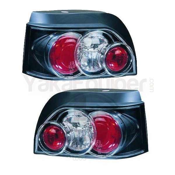 2 Feux arriere Renault Clio 1 91-98 - Noir