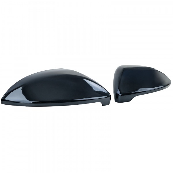 Coques retroviseur Noir Brillant pour VW GOLF 7 7.5 12-21 look R