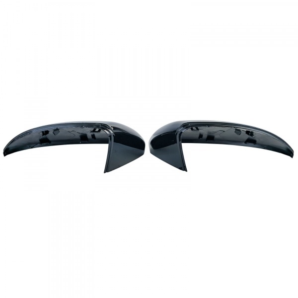 Coques retroviseur Noir Brillant pour VW GOLF 7 7.5 12-21 look R