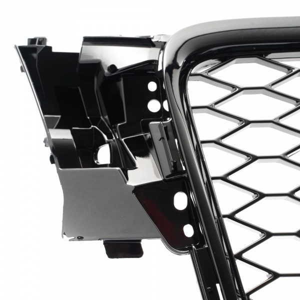 Grille calandre Audi A4 B8 08-11 - noir brillant laque - look RS4