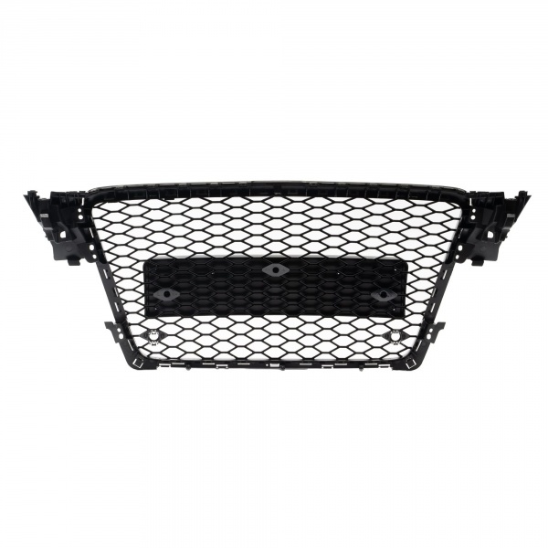 Grille calandre Audi A4 B8 08-11 - noir brillant laque - look RS4