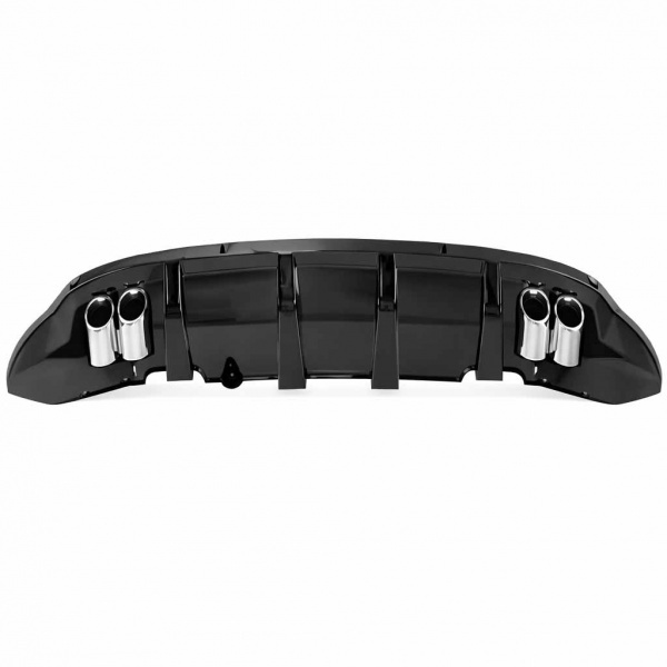 Diffuseur Seat Ibiza 6J 13-17 -  look Cupra - Noir brillant