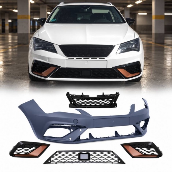 Pare choc avant SEAT LEON 3 5F - 12-20 - look cupra