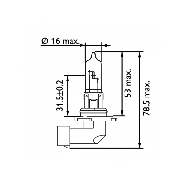 Pack 2 ampoules HB3 9005 Diamond Vision Philips