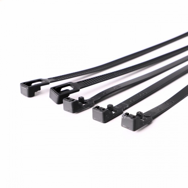 20 Colliers de serrage réutilisables en nylon ROAD-TEQ – 7,4 x 450 mm