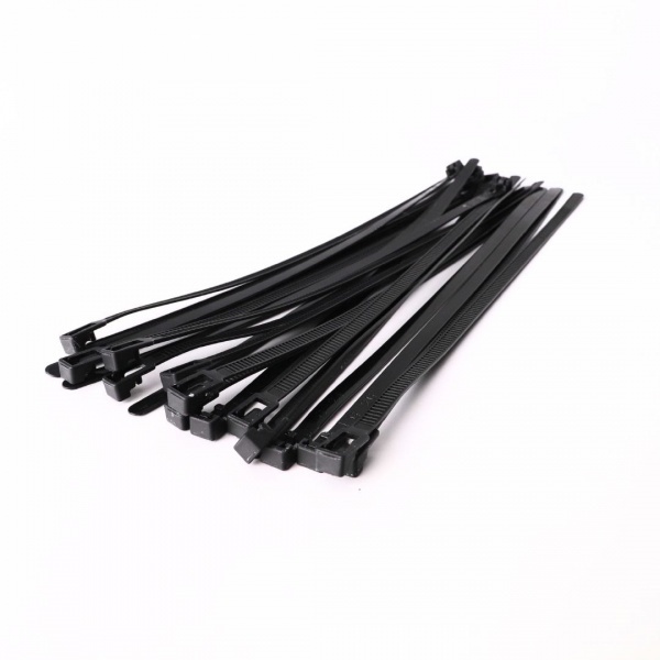 20 Colliers de serrage réutilisables en nylon ROAD-TEQ – 7,4 x 450 mm
