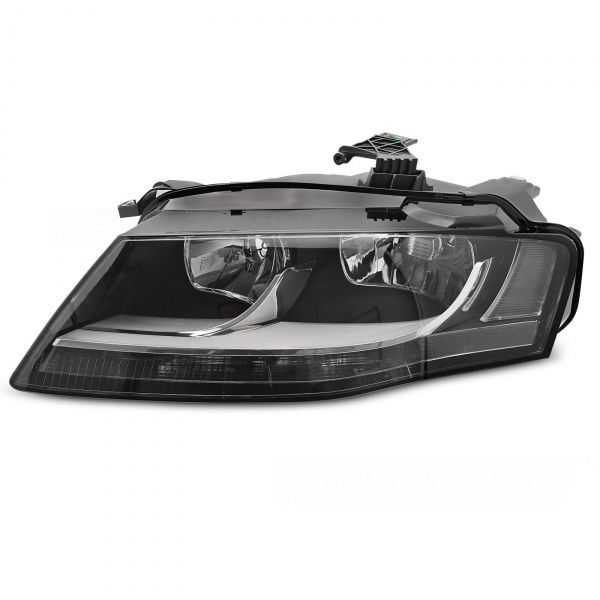 Phare halogene conducteur gauche AUDI A4 B8 phase 1 08-11 - Noir