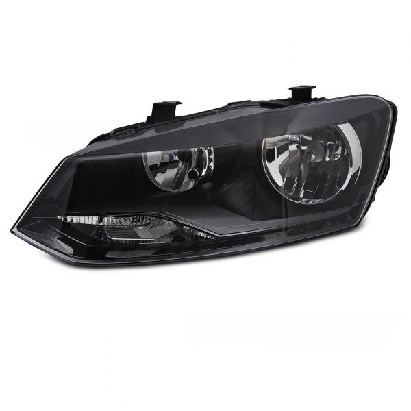 Phare avant gauche conducteur VW Polo 6R 09-14 - H7 - Noir