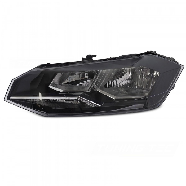 Phare avant gauche conducteur VW Polo 2G 17-21 - H7 - Noir