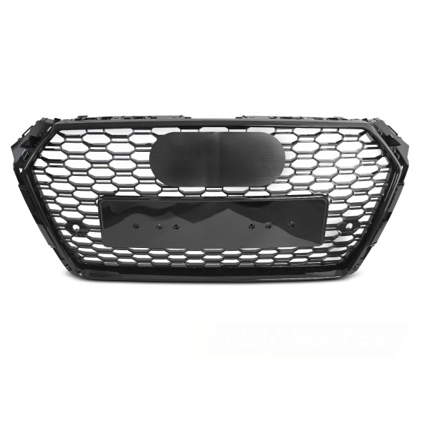 Grille calandre Audi A4 B9 15-19 - look RS - Noir Brillant PDC