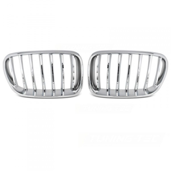 Grilles calandre BMW X3 F25 10-14 - Chrome