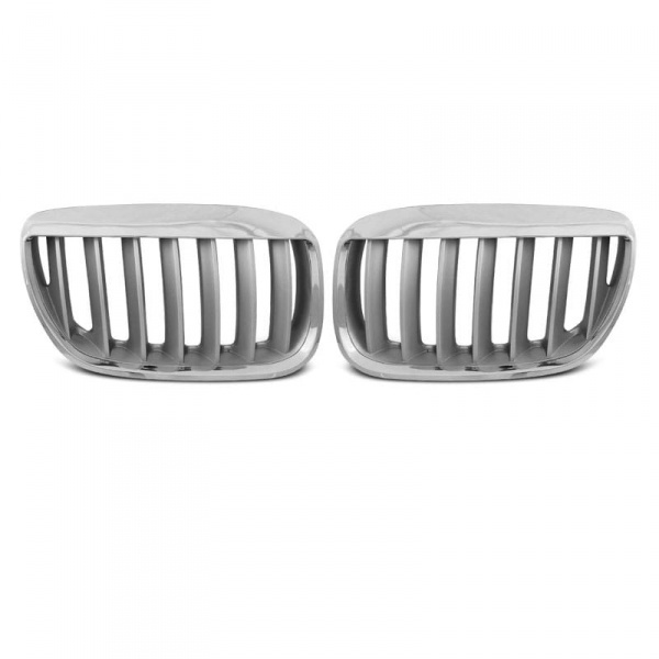 Grilles calandre BMW X5 E53 lci 04-06 - Gris titane