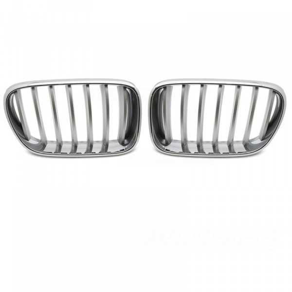 Grilles calandre BMW X3 F25 10-14 - Chrome Titane