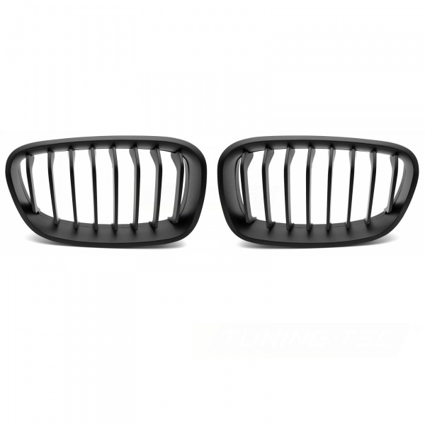 Grilles calandre BMW Serie 1 F20 11-15 - Noir Mat