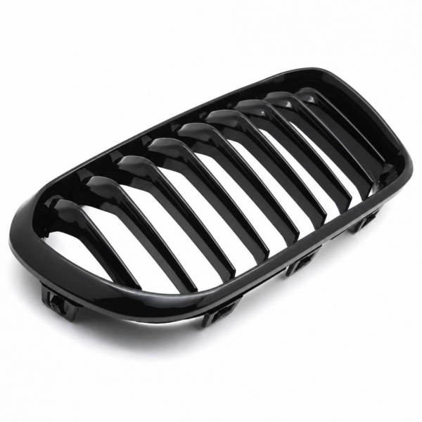 Grilles calandres BMW Serie 1 F20 F21 LCI 15-18 - Noir Brillant