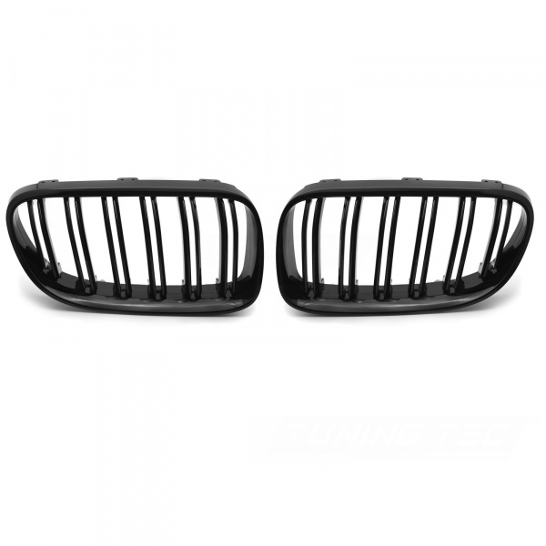 Grilles calandre BMW Serie 3 E92 E93 LCI 10-13- look M3  - Noir Brillant