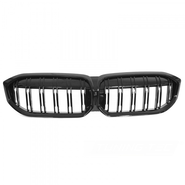 Grilles calandre BMW Serie 3 G20 G21 LCI look m3 - 22-25 - Noir Brillant