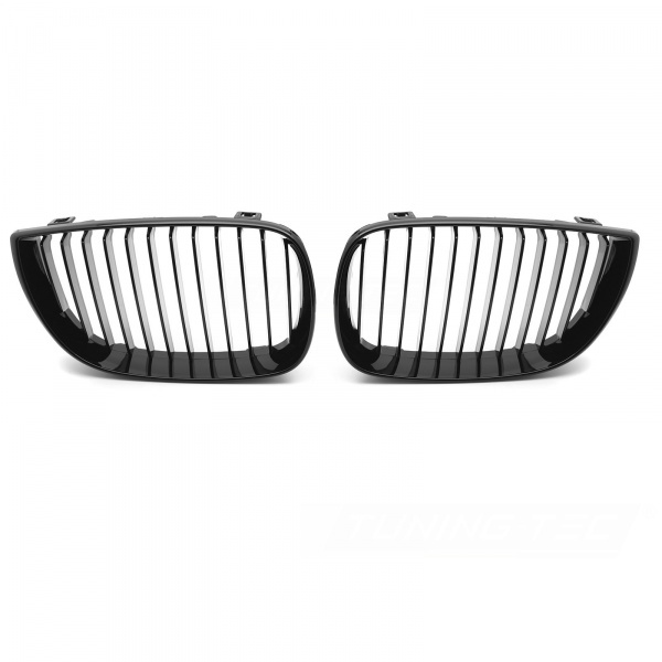 Grilles calandre BMW Serie 1 E81  E87 04-07 - Noir Brillant