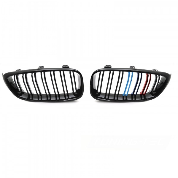Grilles calandre BMW Serie 3 F34 - look M - Noir Brillant couleurs