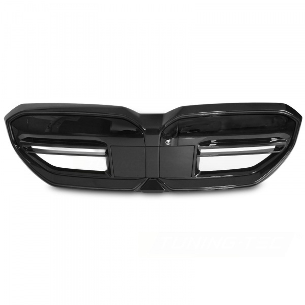 Grilles calandre BMW Serie 5 G60 G61 avec LED - 23-26 - Noir Brillant