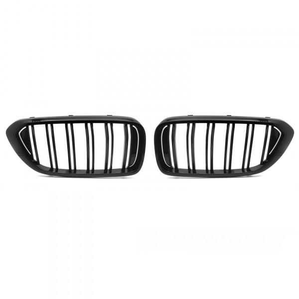 Grilles calandre BMW Serie 6 G32 look M - 17-20 - Noir Brillant