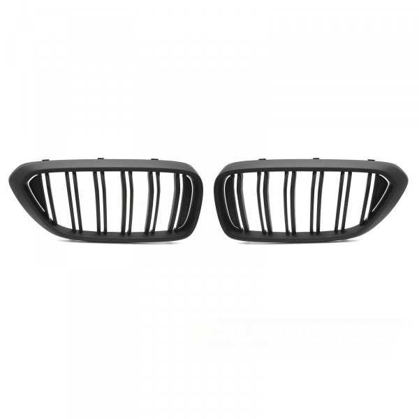 Grilles calandre BMW Serie 6 G32 look M - 17-20 - Noir Mat