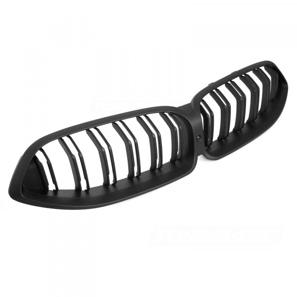 Grilles calandre BMW Serie 8 G14 G15 look M - 18-22 - Noir Mat