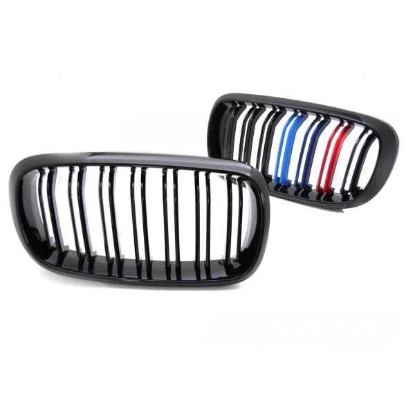 Grilles calandre BMW X5 F15 X6 F16 13-18 - Noir Brillant couleurs look M