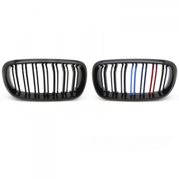 Grilles calandre BMW X5 F15 X6 F16 13-18 - Noir Brillant couleurs look M